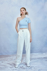 HIDE Pintuck Pants (White) (6570992435318)