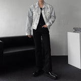 RU8315 Washing Denim Jacket (2 colors)