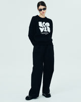 POINTAGE LOGO SWEATSHIRT-BLACK (6680893685878)