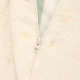 POCKET POINT 2 WAY CROP FUR JACKET [IVORY]