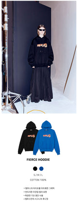 フィアスフーディ/FIERCE HOODIE [BLACK]