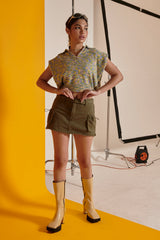 カーゴミニスカート/CARGO MINI SKIRT