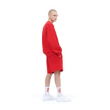 939 LOGO SWEAT SHORTS (DEEP RED)