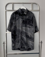 EV クラックタイダイ半袖シャツ / EV Crack Tie Die Short-Sleeved Shirt (2 colors)