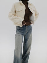 ブックルトラッカージャケット / Bookle trucker jacket (2color)