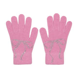 リボン グローブ / ribbon short gloves (pink)
