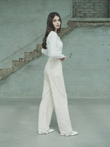 リネンワイドパンツ / W1010 LINEN WIDE PANTS_NATURAL