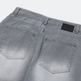 LMN Rio ウォッシングワイドデニムパンツ（グレー）