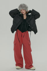 STRAP DOWN JACKET / BLACK