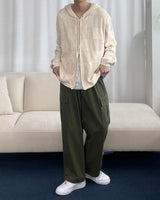 ノアール２wayフードジップアップ / Noir Two-Way Hood Zip-Up (4 colors)
