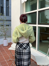 フードボレロニット/Hooded Bolero Knit (3color)
