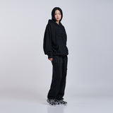NEW SYMBOL APPLIQUE HOODIE (BLACK)