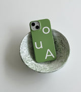 エモーションアイフォンケース /  emotion case (green)