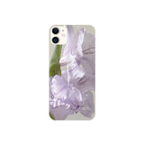 パープルフラワーAアイフォンケース(ジェリーハード)/[jellhard case] purple flower A