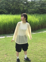 Summer punching knit 