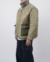 リィドゥズカラーネックキルティングダッフルジャケット/liddes collar-neck quilting duffle jacket 2color