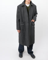 ウールセンスインナーフードコート/wool sense inner hood coat 2color