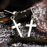 ナイーブクロスD-1シルバーイヤリング / Naive Cross-D1 silver earring (4593039376502)
