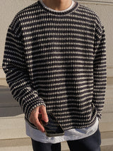 Smith Heavy Border Over Knit (3color) (6624404635766)