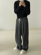 Wearable one tuck banding pants