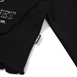 Slim Kitty Warmer Crop Top [BLACK] (6618539524214)