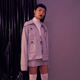 WHITE denim skirt (6591802507382)