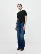 FOUR LEAF T-SHIRTS (BK) (6677238612086)