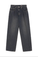 ウェンズデーブラッシュワイドデニムパンツ/WEDNESDAY BRUSH WIDE DENIM PANTS