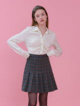 PLEATS CHECK SKIRT_CHARCOAL (6612505985142)