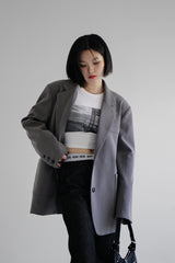 ジェントルボクシージャケット / Gentle Boxy Jacket (2color)