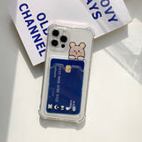 ベアカードフォーンケース / Bear card Phone Case