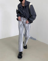 ハーフムーンバーシティジャケット/EV Half Moon Varsity Jacket (2 colors)