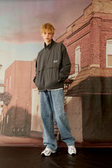 センスロゴウィンドブレーカー / 25P SENSE LOGO WIND BREAKER_CHARCOAL