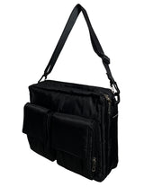 パッデッドカーゴポケットクロスバッグ / Padded Cargo Pocket Cross Bag (Black)