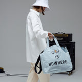 スラブバイオウォッシングキャンバスバッグ / SLUB BIO-WASHING CANVAS BAG-SKY