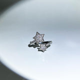 [Red Velvet Wendy/NCT WayV Xiaojun] Silver star cubic twist ring