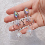 アイシーブルームピアス / Icy Bloom Piercing - Rainbow (Han Hyojoo Piercing)