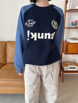 Football Color Matching Sweatshirt (2color)