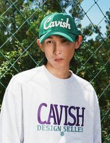 セリフ刺繡スウェットシャツ/SERIF EMB SWEATSHIRT GREY(CV2CFUM470A)