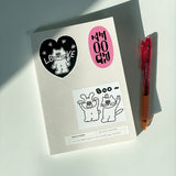 エディ&ラビ ドローイングステッカーパック / Eddy&Rabi Drawing Sticker Pack