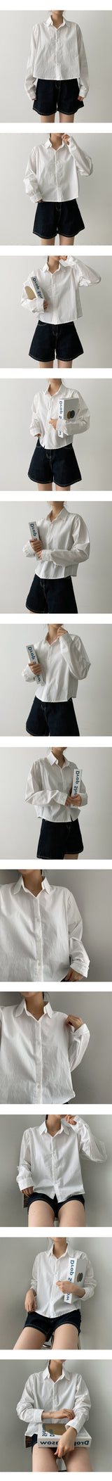 ハニハーフクロップシャツ / Hani half Crop Shirt