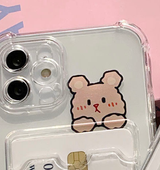 ベアカードストレージバンパーフォンケース