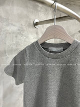 ウォームナッピングクロップドショートスリーブTシャツ