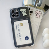 BBu-eng Yellow Card Storage Phone Case
