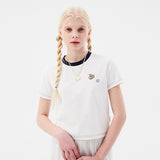 ドゥードゥルチェリーワッペンTシャツ / DOODLE CHERRY WAPPEN T-SHIRT [WHITE]