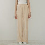 FLEECE PANTS (BEIGE) (6645968535670)