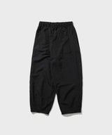 ナイロンロングバルーンパンツ/Nylon Long Balloon Pants (Black)