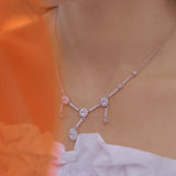 ロイヤルスリードロップネックレス/[KARD] Royal Three Drop Necklace