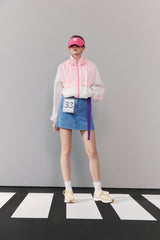 Denim mini skirt 