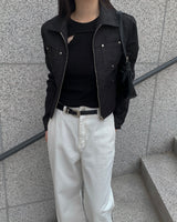 Denim rivet jacket